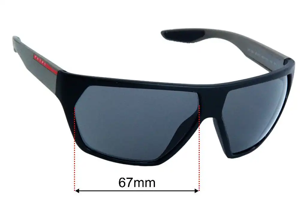 Prada SPS08U 67mm Replacement Lenses by Sunglass Fix™